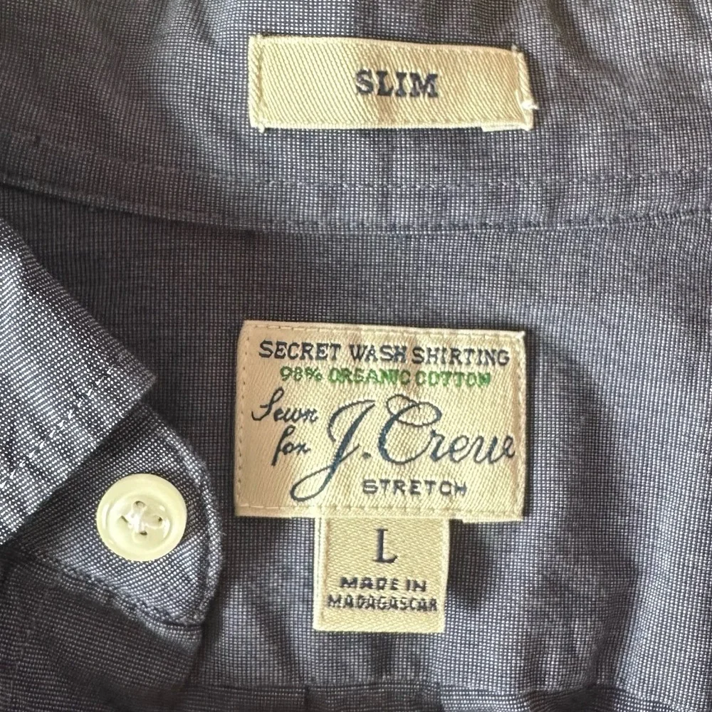 J. Crew Navy Button-Down Casual Shirt